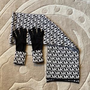 Michael Kors scarf and gloves